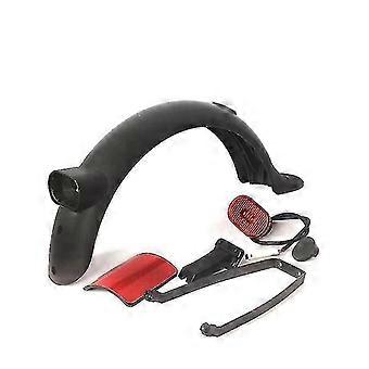 1 Set Electric Scooter Fender Kit Scooter Rear Mudguard With Light Kit For Upgraded M365 Pro Pro 2