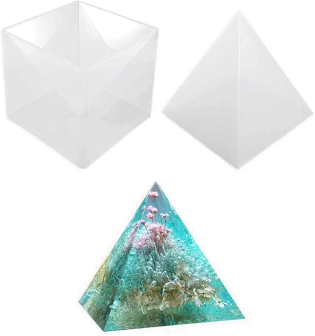 Silikon Form Kunststoff 3D Pyramide Super Pyramide Silikon Form Silikonform DIY Harz Schmuck Super Pyramide Kunststoff Kristallharz Making Diy Craft T
