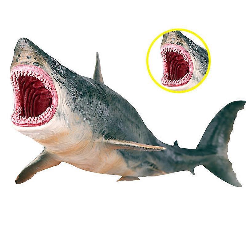 Large Shark Toys Megalodon Realistic Sea Creature Cognitive Toy