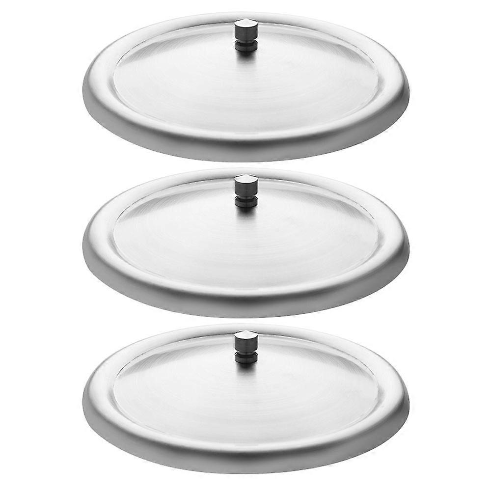 3Pcs Round Cup Covers Practical Cup Lids Dust-proof Heat Preservation Cup Lids