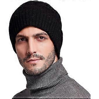 Men's 100% Australian Merino Wool Knit Beanie Hat Winter Warm Skull Caps Headwear