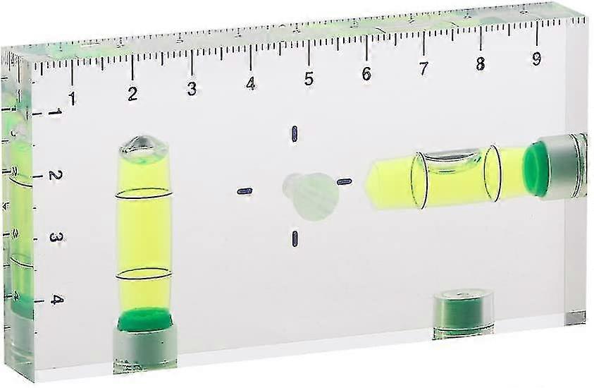 High Precision Mini Two Way Clear Magnetic Spirit Level