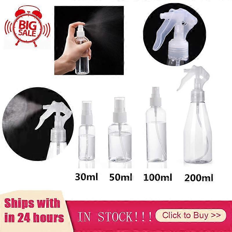 1Pcs 10/20/60/100/250ml Spray Bottles Sub-bottling Plastic Multicolor Refillable Bottle Empty Container Flip-top Makeup Tool