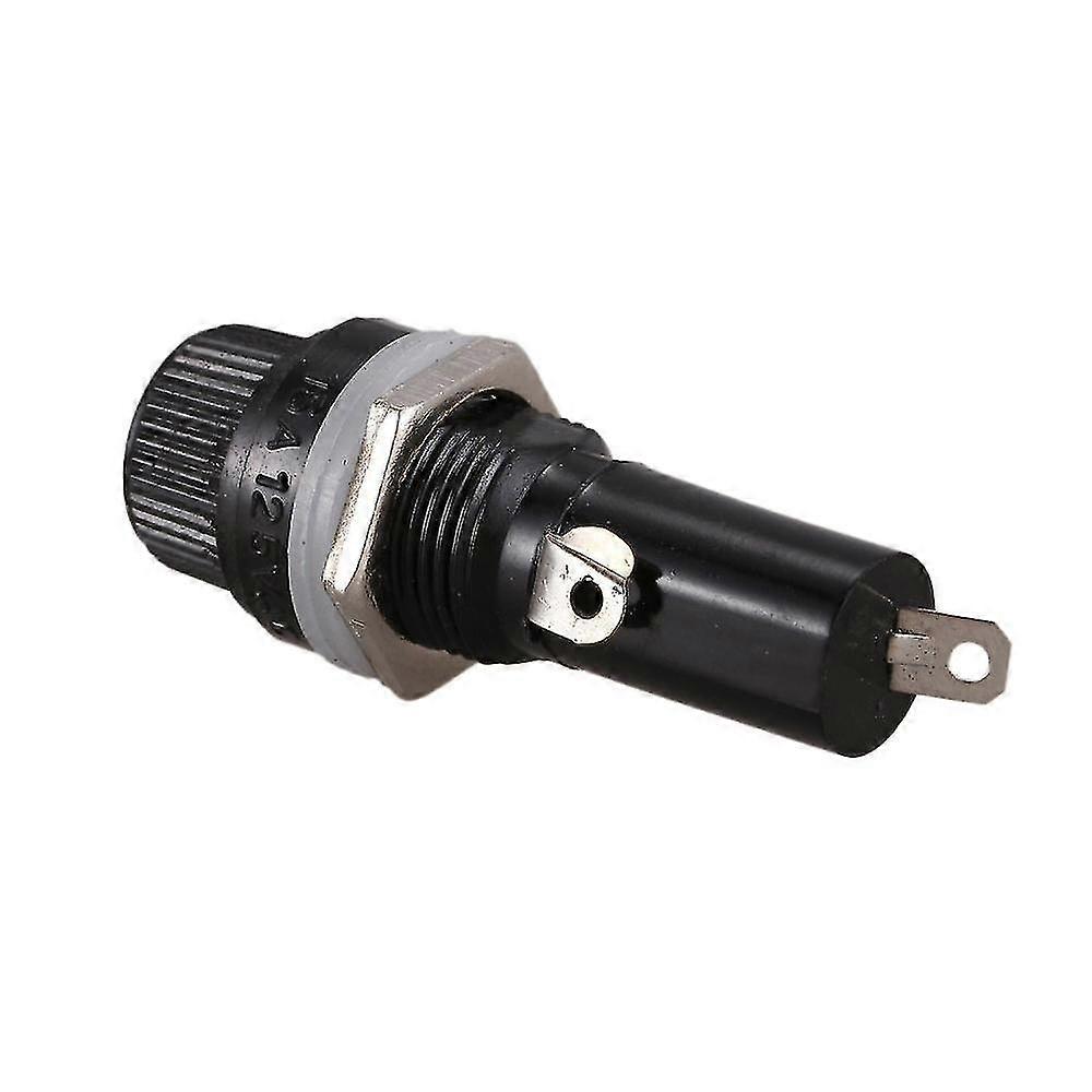 5 قطع AC 125V 15a 6 × 30mm لوحة جبل حامل الصمامات