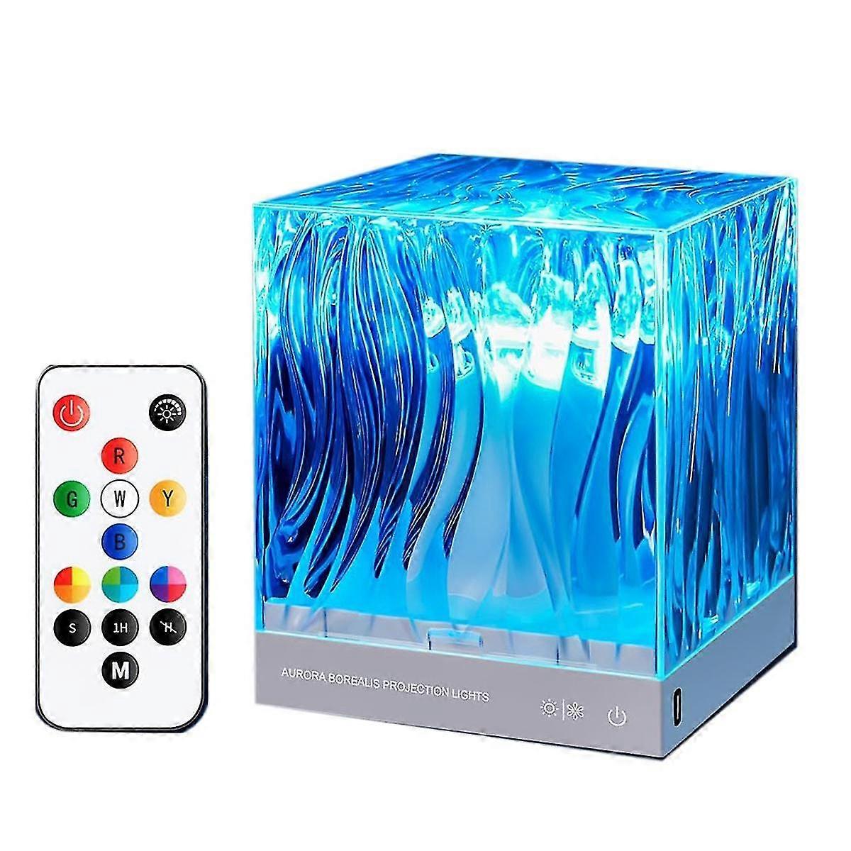 Northern Lights Aurora Projector Light,18 Colors Lighting Galaxy Projector Mood Lighting,remote Timer Projector Lights