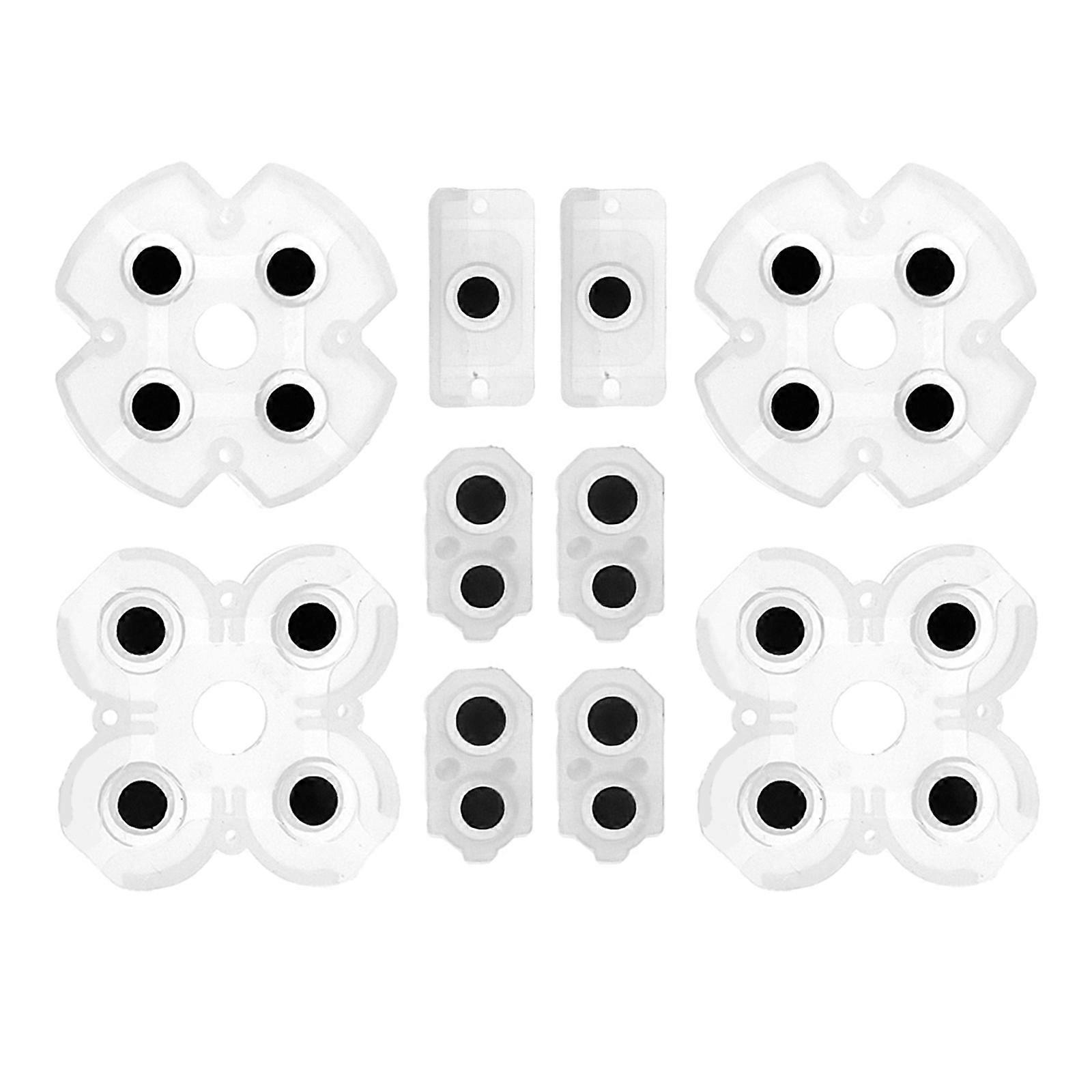 Soft Rubber Replacement Silicone Conductive Adhesive Button Pad Keypads forPS4