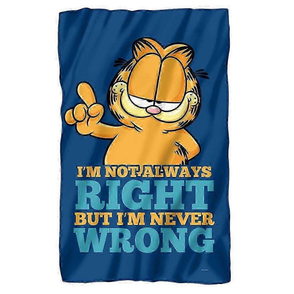 t3293 Couverture Garfield Never Ever Wrong Couverture polaire s Blanket bn3293