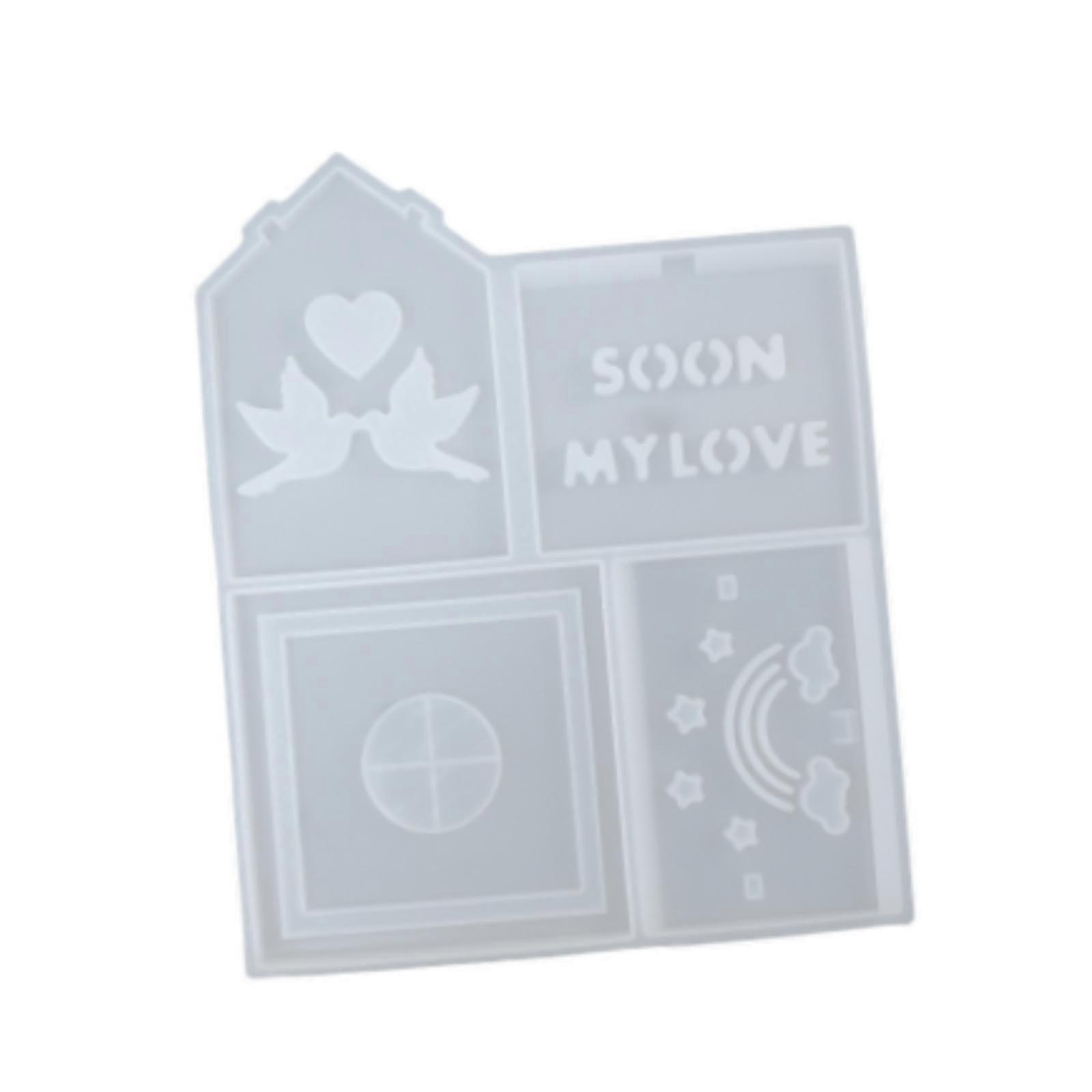 House Silicone Model Ornament Casting Decorating Tools Silicone Baking Model Dove Pattern