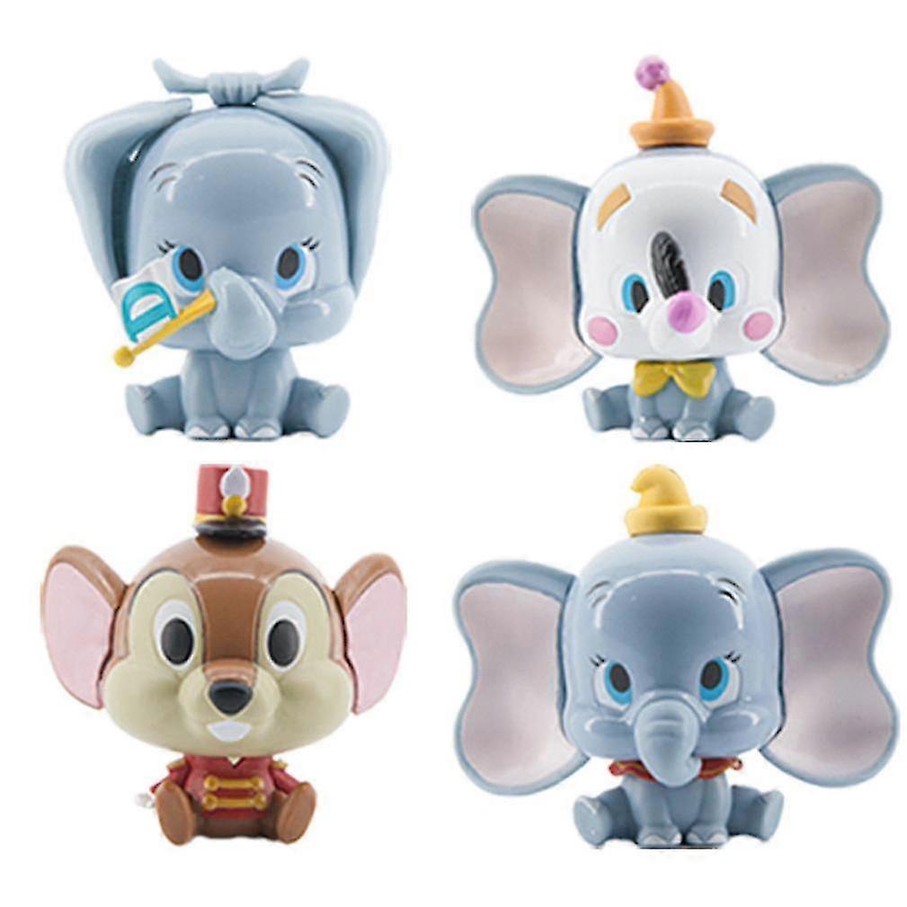 4pcs Dumbo Timothy Mini Figure Toy