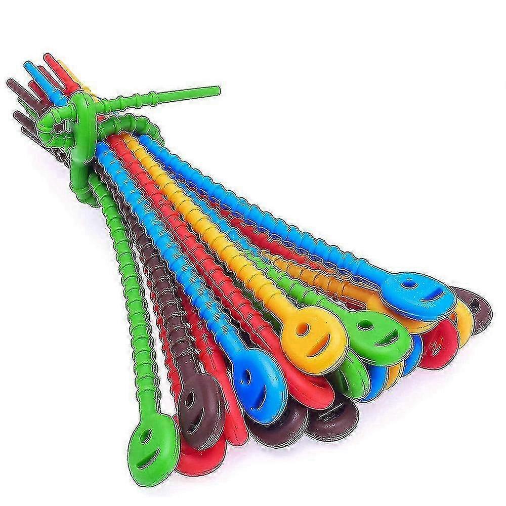 30 PCS Silicone ,Durable Zip Ties, Bag Seal Clips, , Bread Ties, Rubber Twist Ties Office