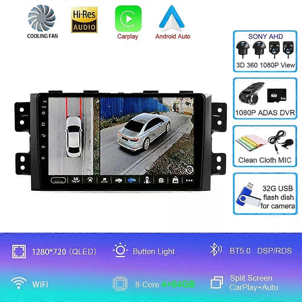 Android 14 Autoradio Für Kia Mohave 2008 - 2016 Borrego 2008 - 2011 Multimedia Video Player Stereo Navigation Gps
