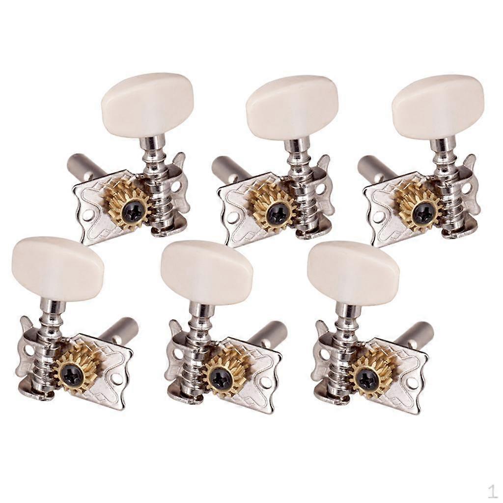 6 Pieces Classical Guitar String Tuning Pegs Keys 3L3R for