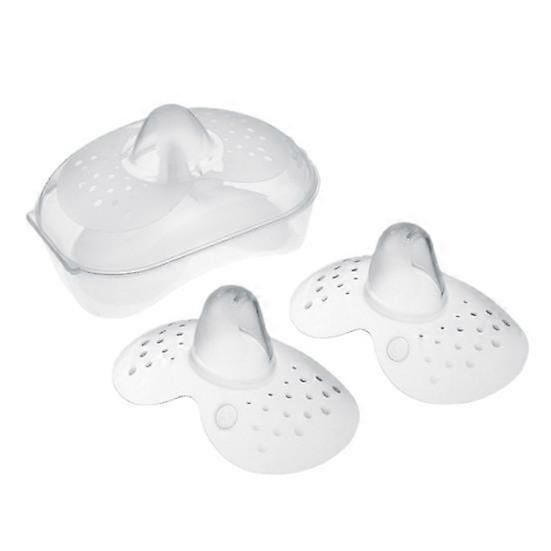 1 Pair Breastfeeding Contact Nipple Shields Protecting Sore Food-Grade Silicone Butterfly Design Multiple