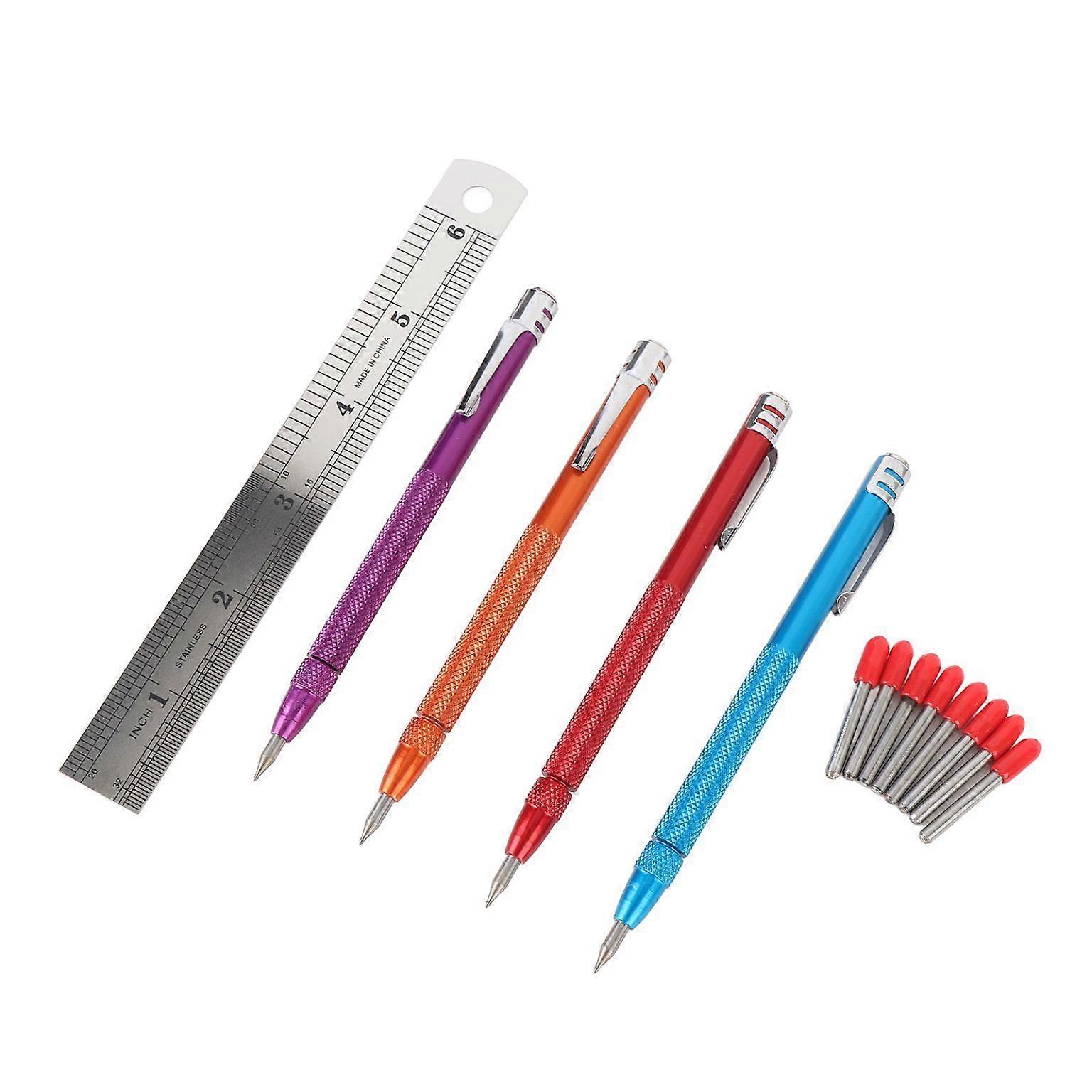 tungsten carbide etching tool carbide scribe tool 4 Pcs Tungsten Carbide Scriber