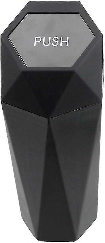 Mini Car Trash Can With Lid Leak Proof Plastic Car/home/bedroom/office Trash Can