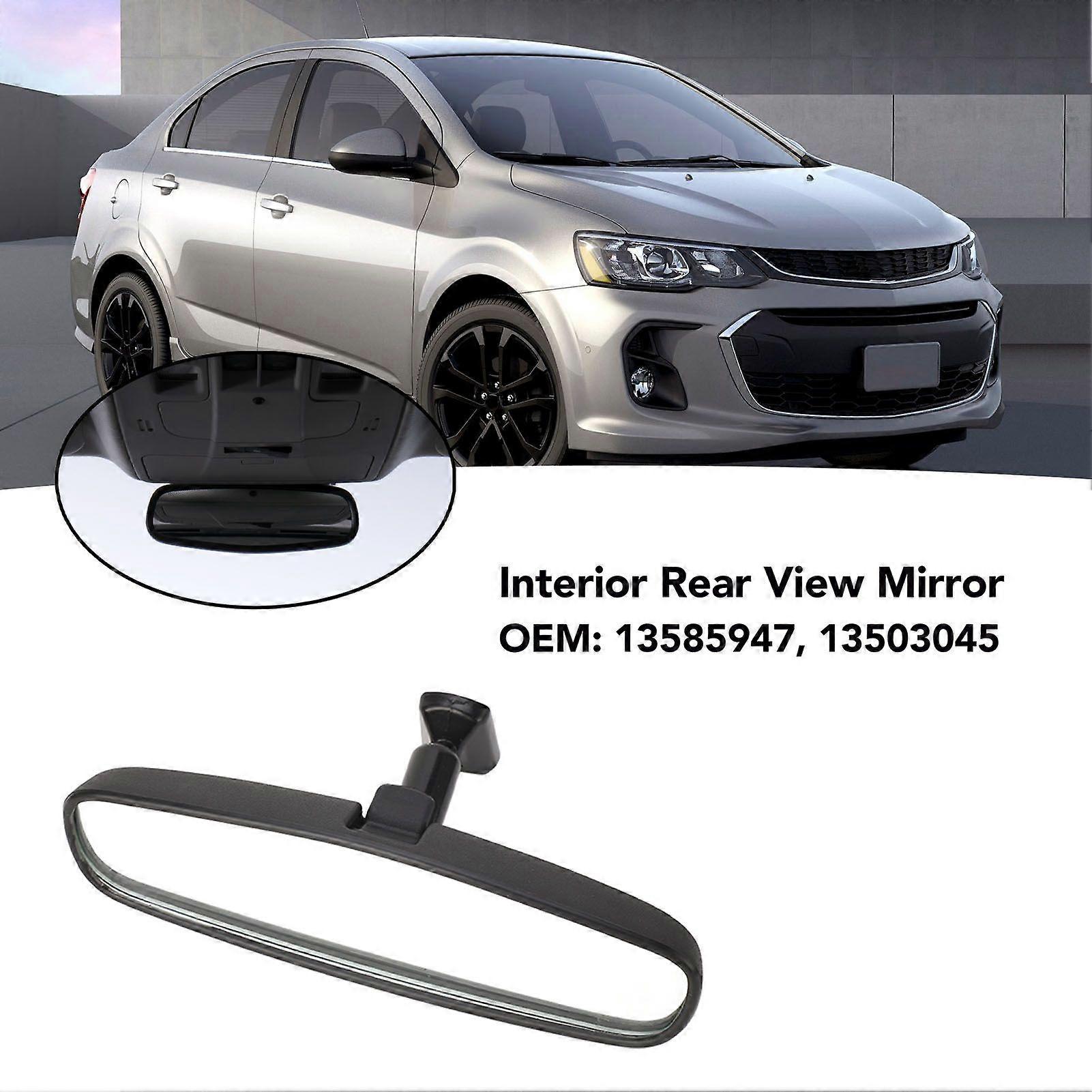 Rearview Mirror 3B0857511G High Clear Wide Angle Durable Black Inner Rearview Mirror Replacement for MK4 Bora B5