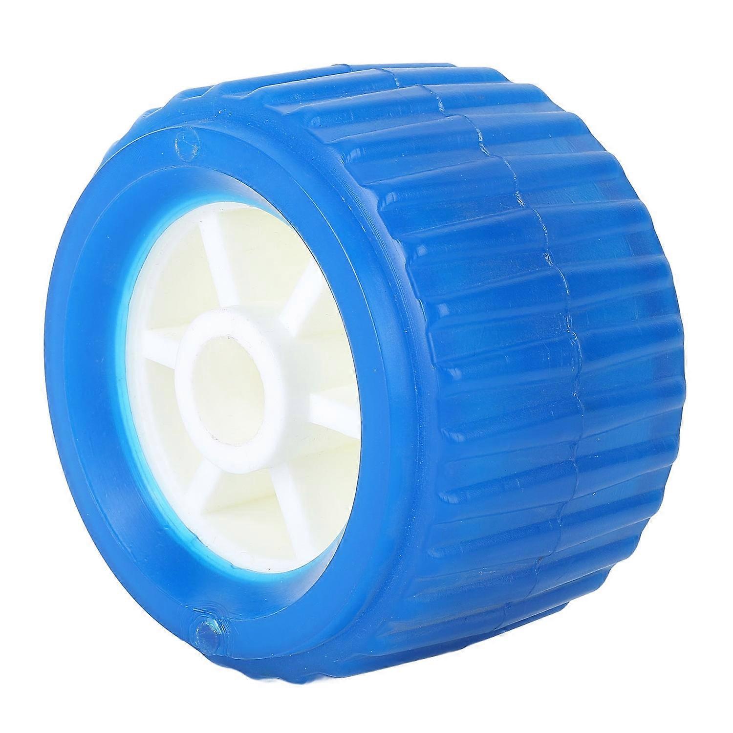 Boat Trailer Rollers PU Ribbed Wobble Roller Wear Proof Marine Rib Roller High Temp Resistant for Bo
