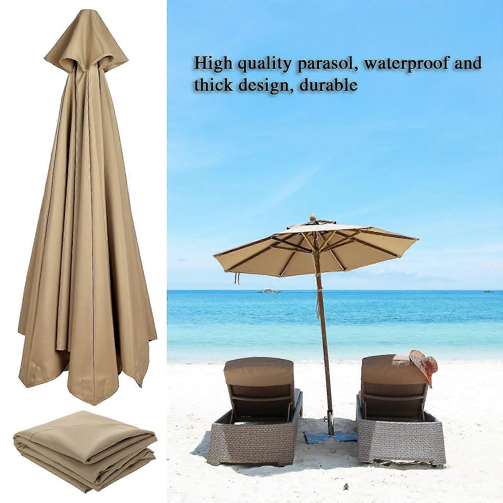 3M مظلة في الهواء الطلق فناء شاطئ ظلة حماية من الأشعة فوق البنفسجية قماش مقاوم للماء