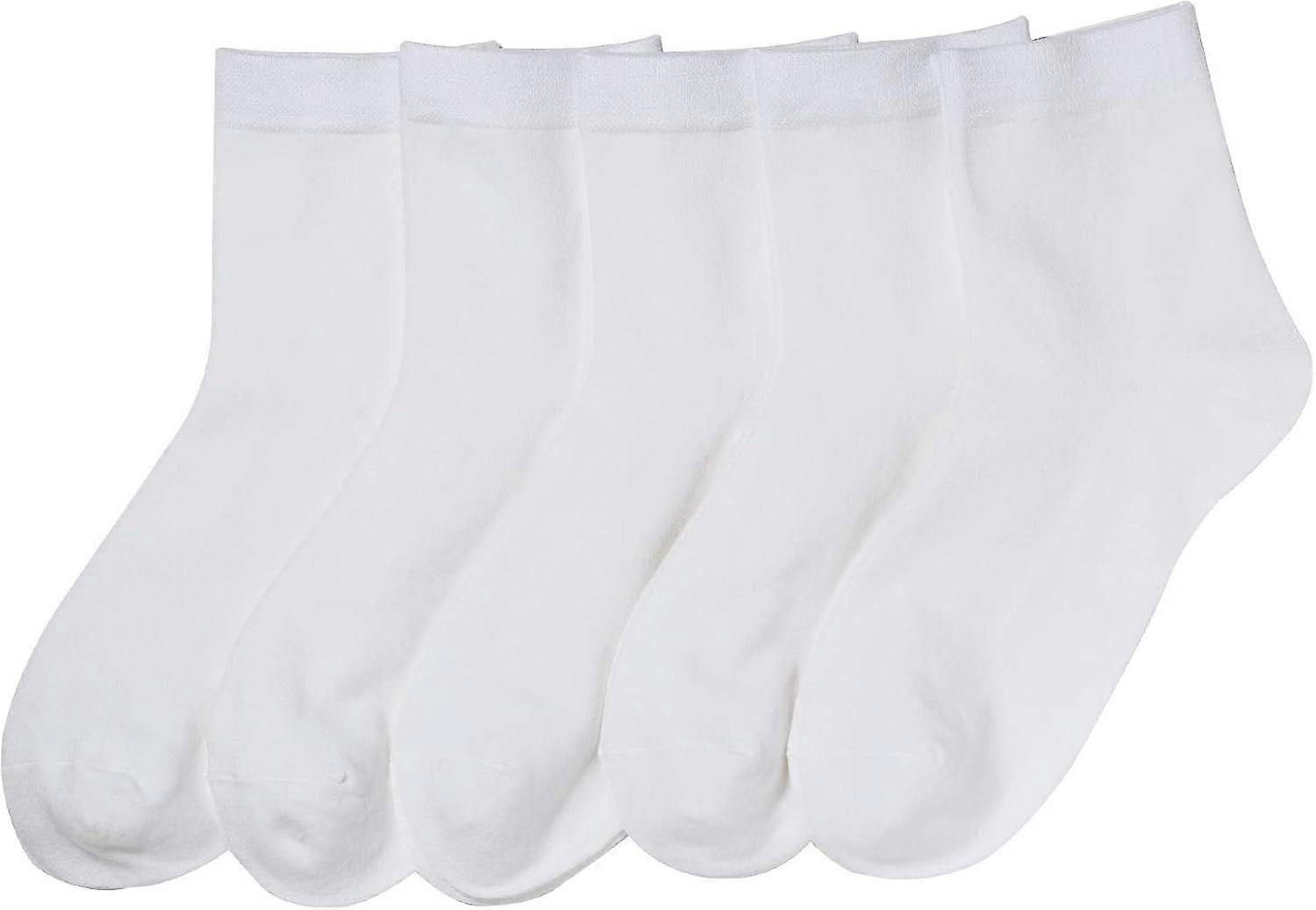 Women's Bamboo Mid-Length Socks, 5 Pairs