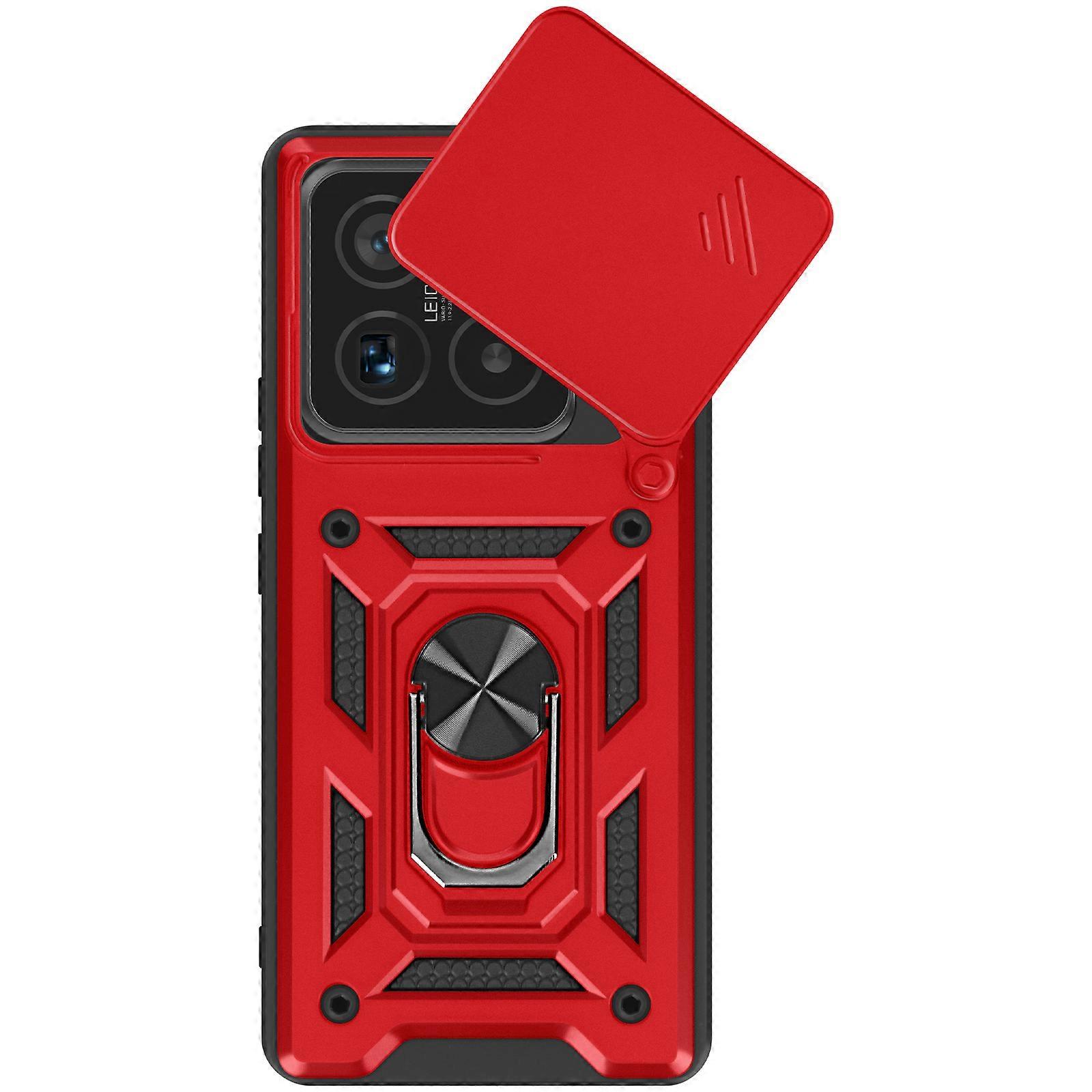 Case for Xiaomi 15 Pro Ring Holder with Camera Protection, Red