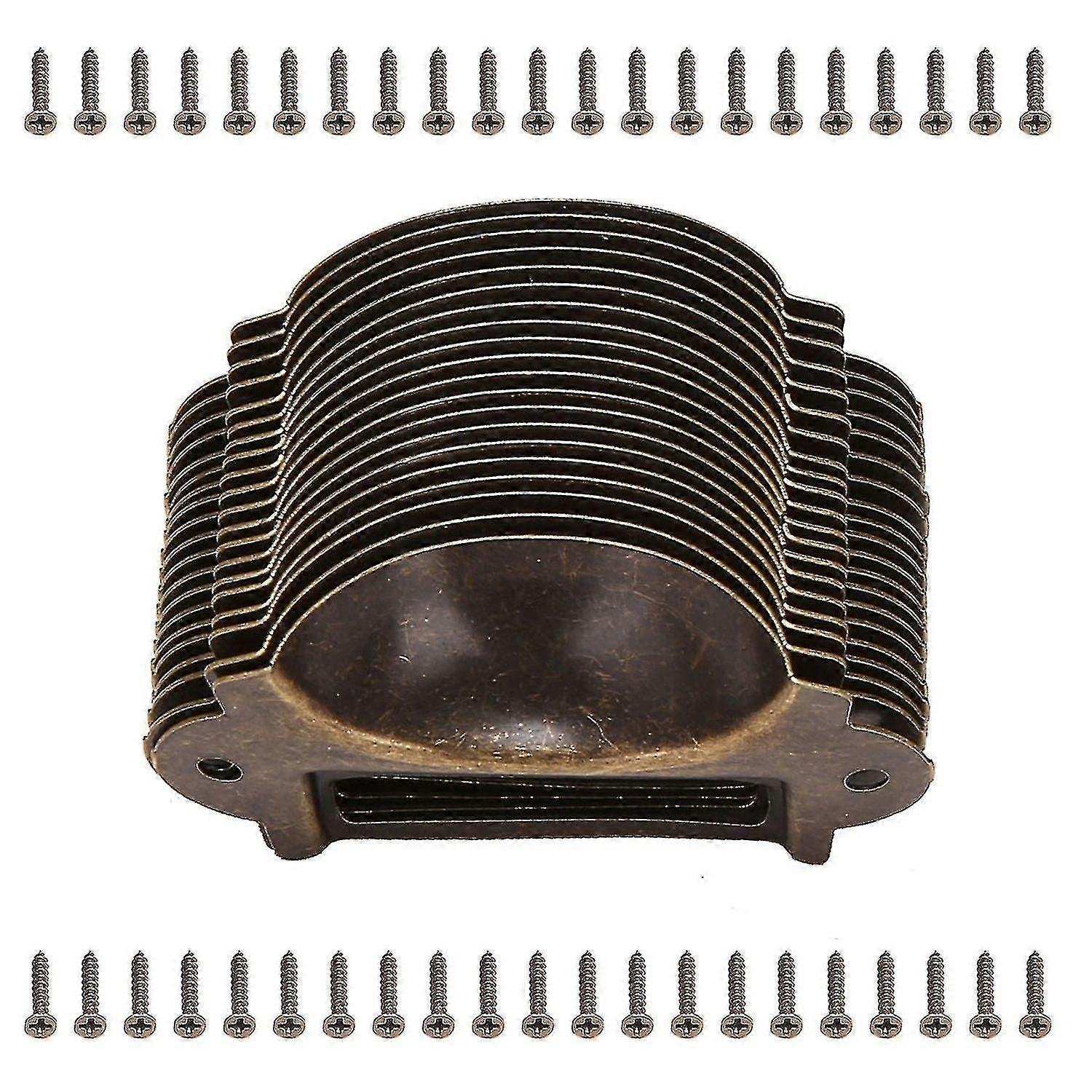 20pcs File Name Card File Cabinet Handles Label Holder Antique Drawer Label Pull Cabinet Frame Hand--hao