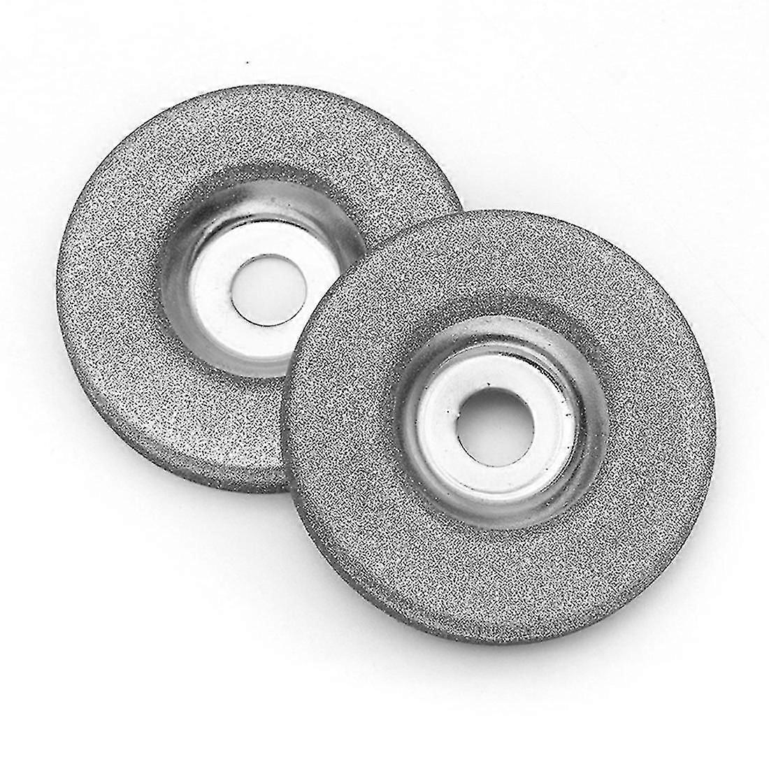 2Pcs 50mm Diamond Grinding Wheel Circle Disc for Electric Multifunctional Sharpener Grinder Sharpen