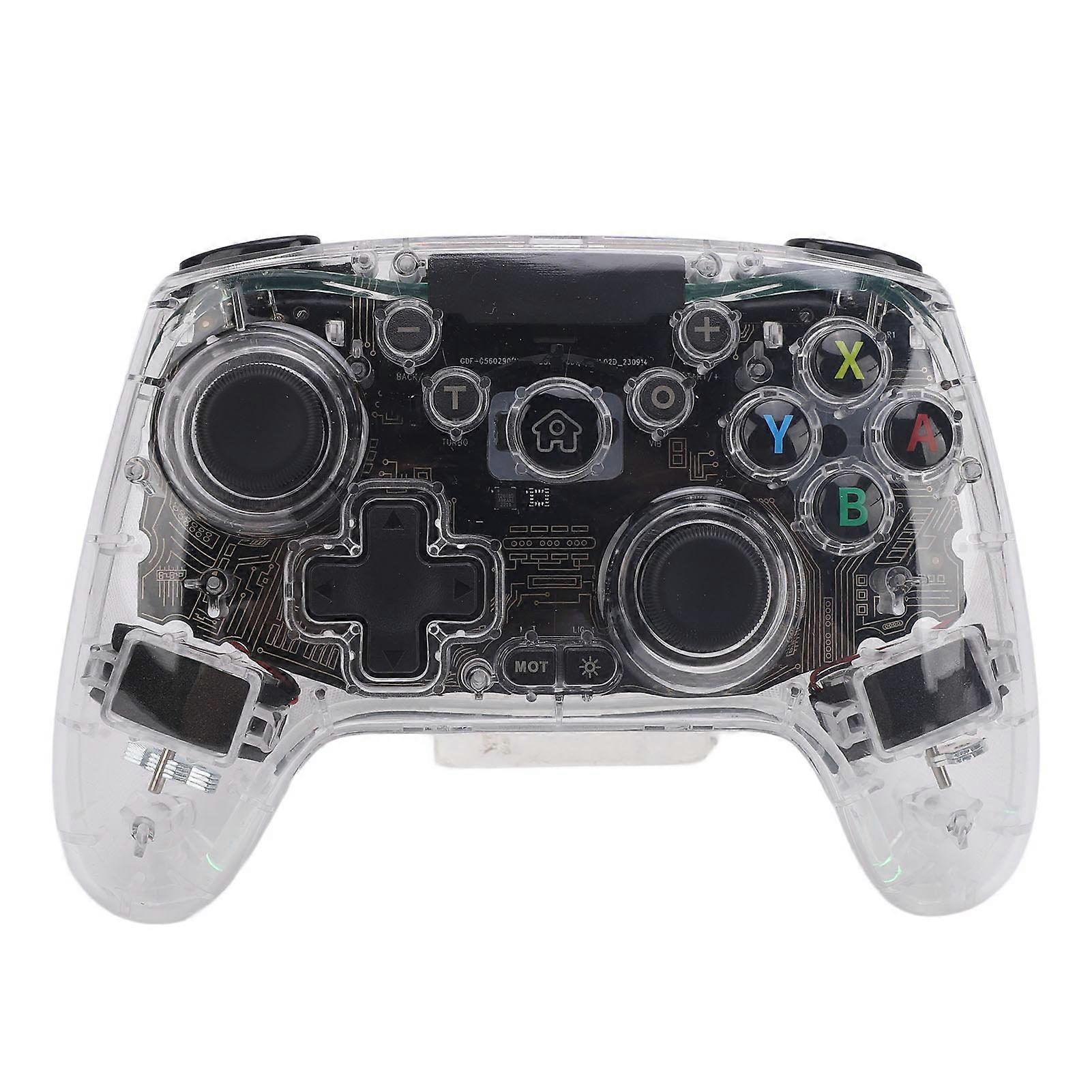 Gamepad Controller Programmable Backlit Key RGB Wireless Gaming Controller for Switch LITE PC for IOS for Android for Steam