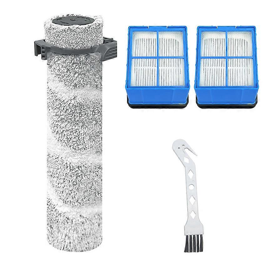 For Bissell 3930F/V2/3999Z Main Brush/Filter/Cleaning Brush Accessories (1x Main Brush + 1x Cleaning Brush + 2x Filters)