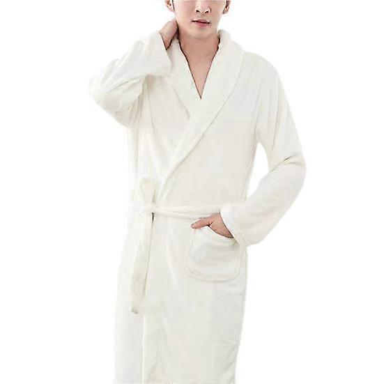 Male Bathrobe Comfortable Fleeced Pockets for Hotel