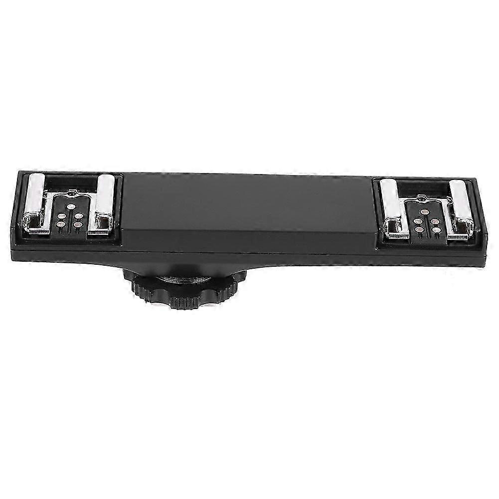 Quality Ultralight Dual Hot Shoe Splitter for SLR Camera Camcorder