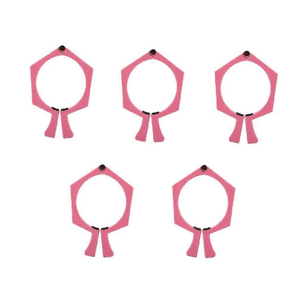 5pcs Fixer Cup Thermal Sublimation Wrapping Auxiliary Clamp Auxiliary Tool Pink