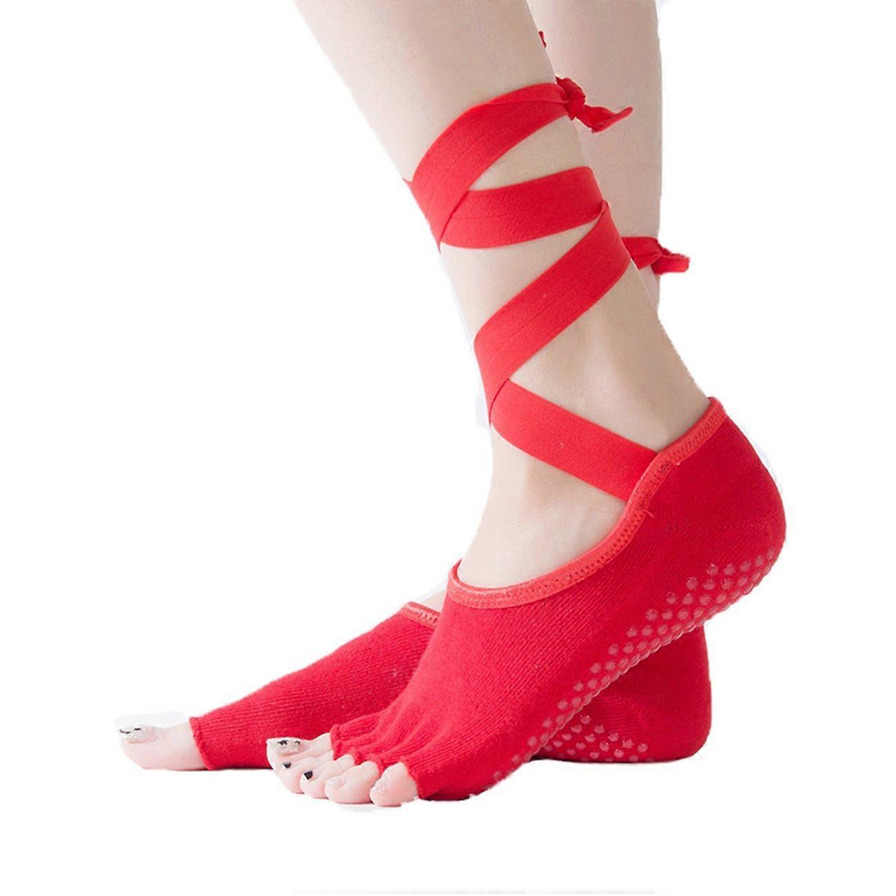 Anti-slip half-toe socks for ballet and Pilates