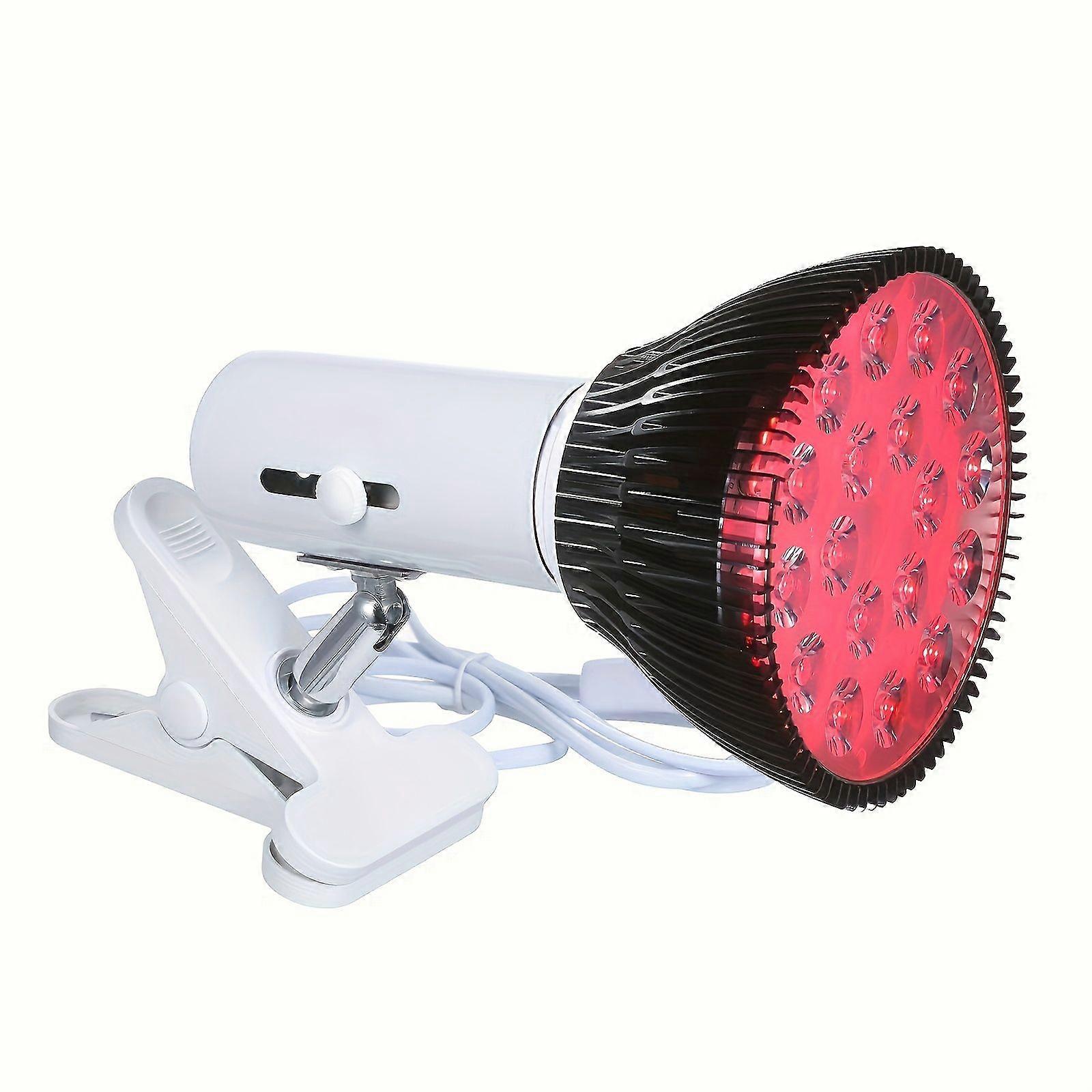 36W Red Light Therapy Lamp with Clamp Stand Home Use Treatment Device 660nm Red Light 850nm Near Infrared Relieve Pain Accelerate Blood Circulation fo
