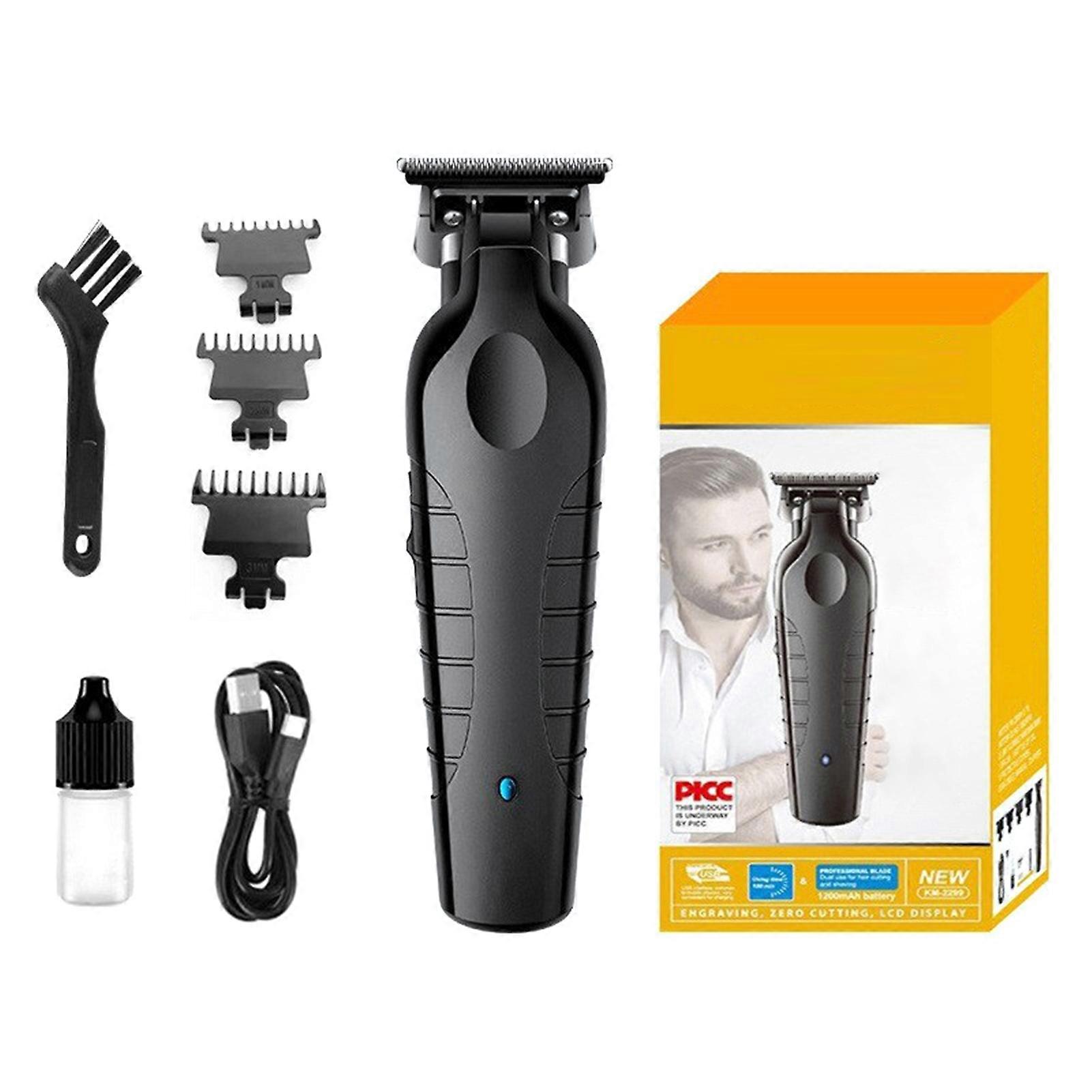 Hair/Beard Trimmer for Men USB Charging Portable Electric Razors with 4 kinds of positioning combs for Home Use