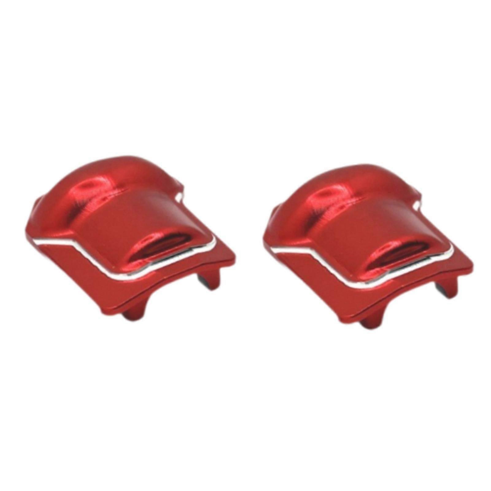 2x 1/10 Front Rear Bridge Axle Rear Covers DIY Modified for R1001 Car Trucks red