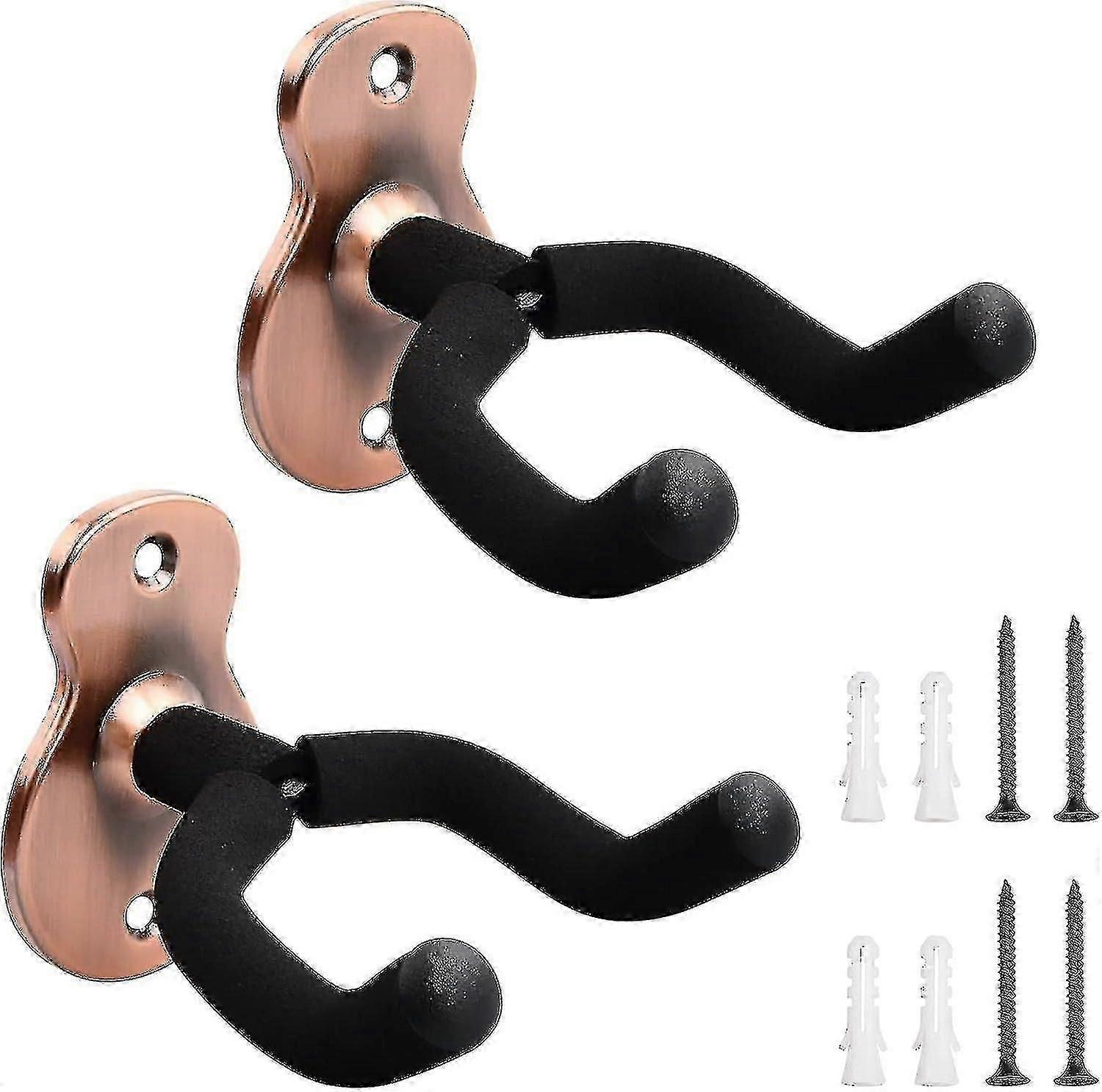 Guitar Hanger, 4-Pack,for Wall Hangers, Premium Guitar Hooks Guitar Hanger, 4-Pack,for Wall Hangers, Premium Guitar Hooks