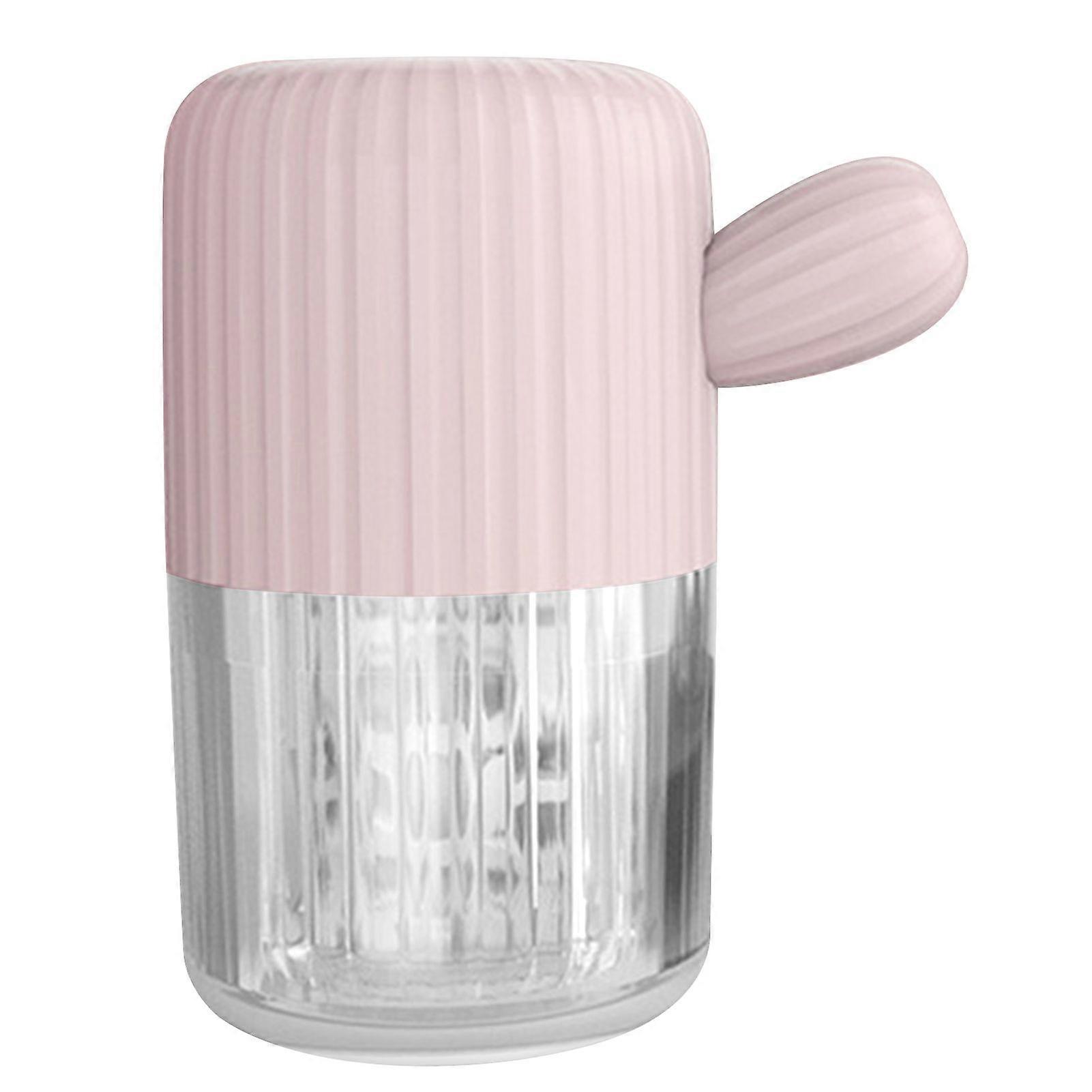 Portable Contact Lens Cleaner Machine, Manual Rotary Washer with Drawstring, Ideal for Soft & Hard Lenses