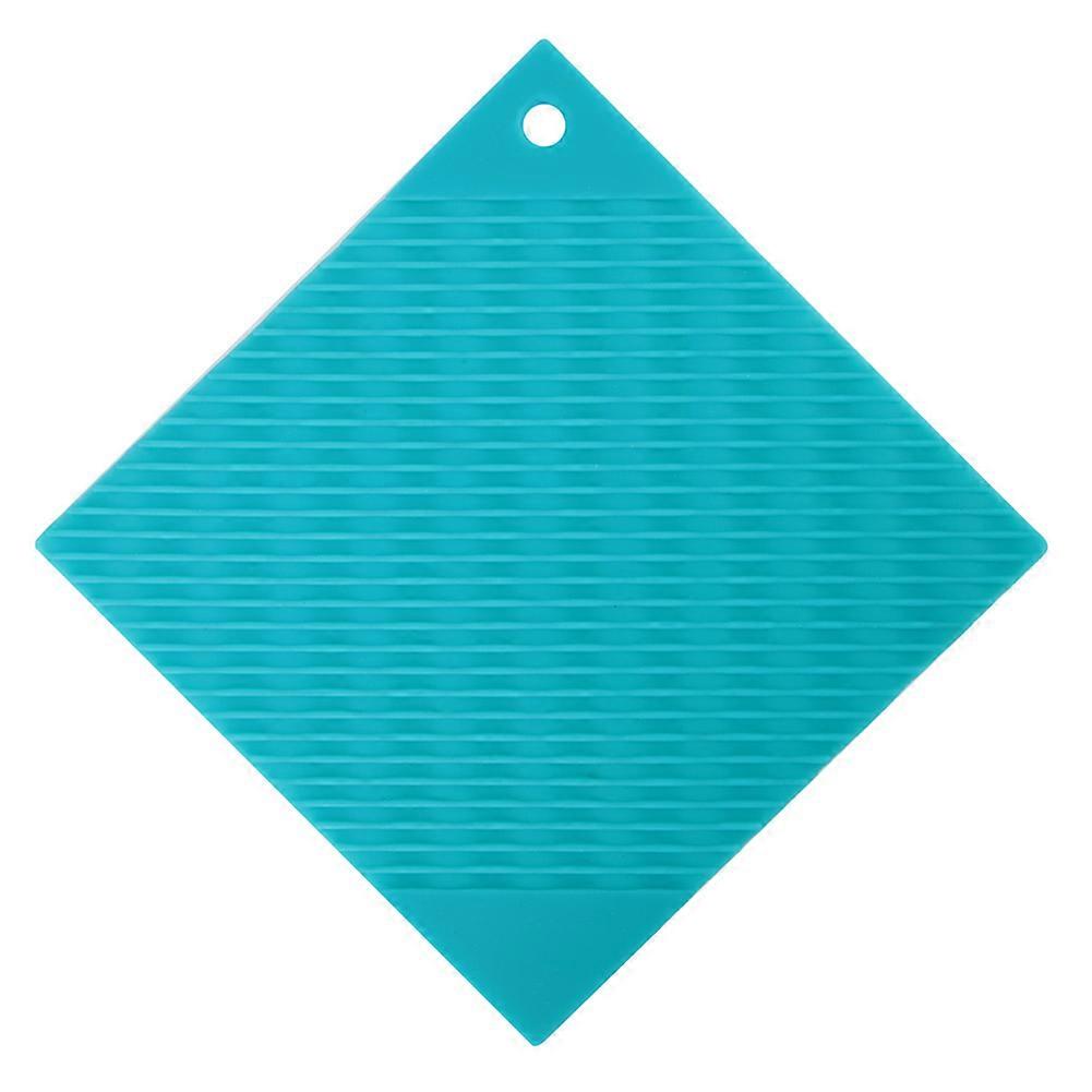 Square Silicone Heat Insulation Placemat Anti Slip Tableware Table Mat 8x8 Inch Size Heat Resistant Silicone Placemat