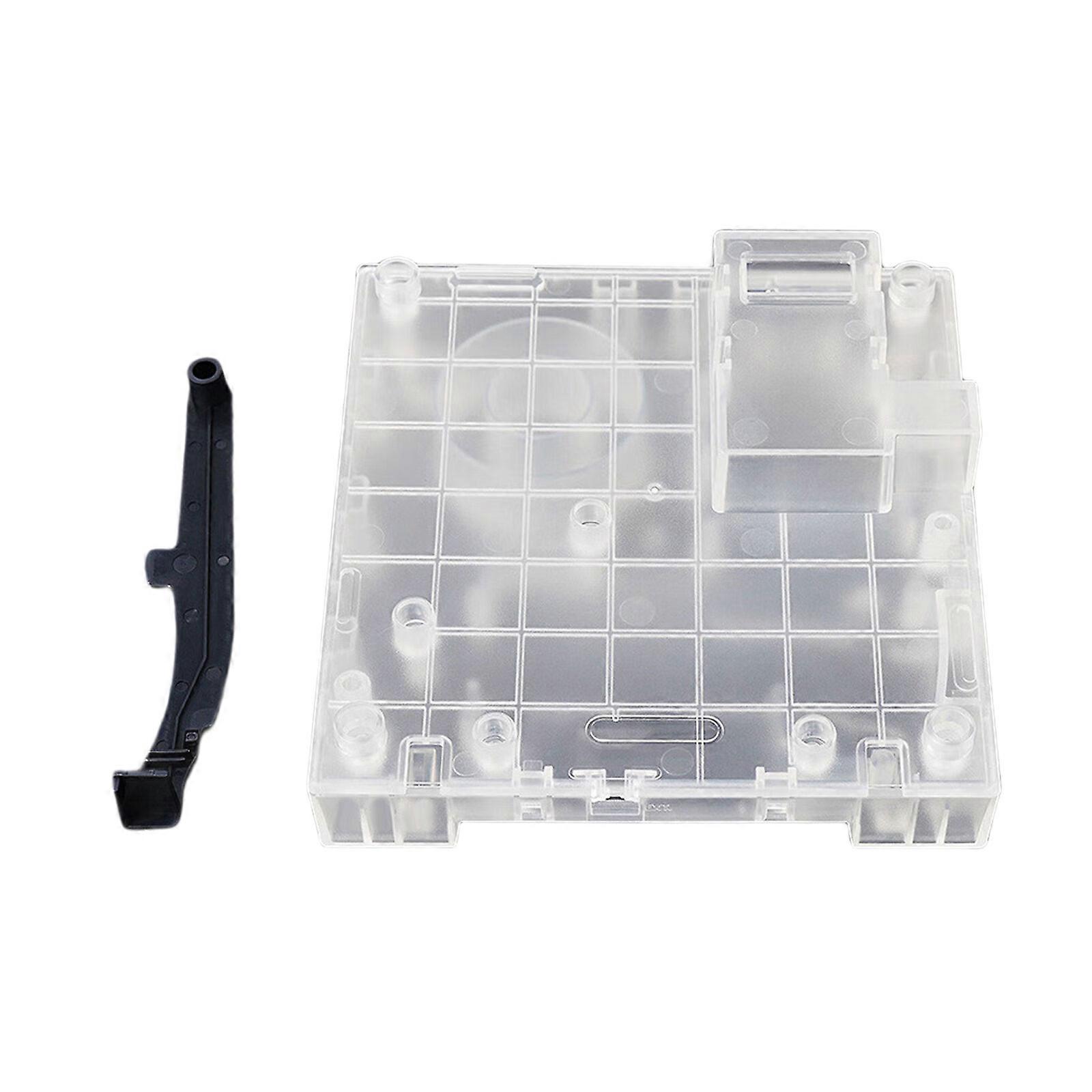 Scratchproof Base Shell Housing for Game Player Translucent Base Case Gaming Accessories Game Console Base Shell Transparent white