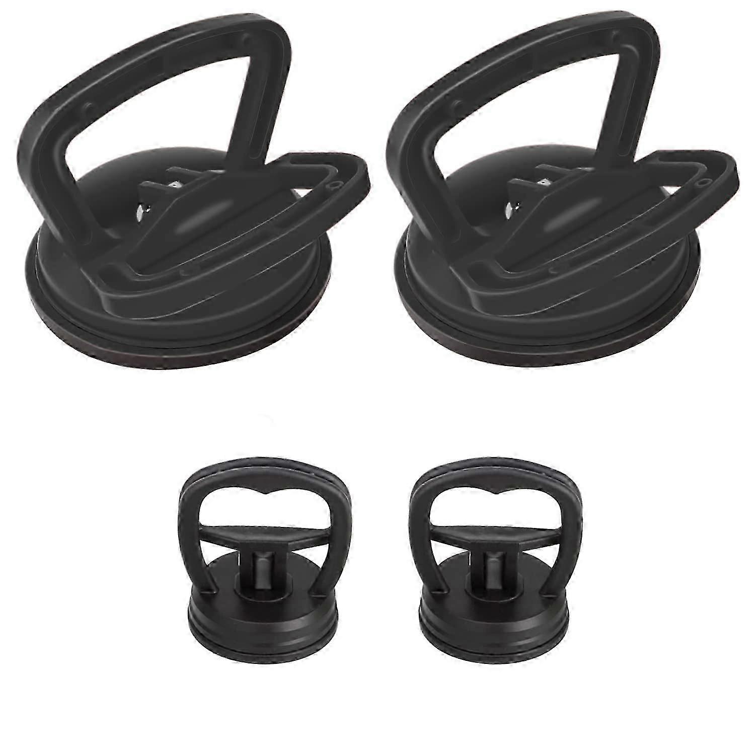 4 Pieces Ultra Strong Suction Cups Car Body Dent Removal Kit for Lifting Tablet, Computer and Laptop Screens (2 Big 2 Small)