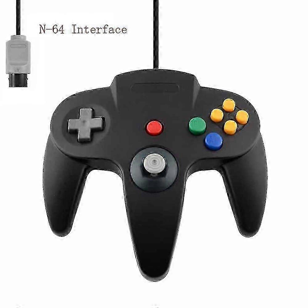 Confezione da 2 Controller N64 cablato classico Giochi retrò Gamepad a 64 bit Controller di ricambio per joystick - G