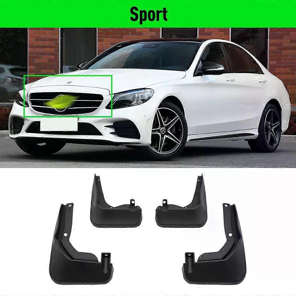 con For Mercedes Benz C-Class W205 2014 - 2022 2015 2016 2017 2018 2019 2020 2021 Fender Mudflaps Splash Guards Mudguards Mud Flaps