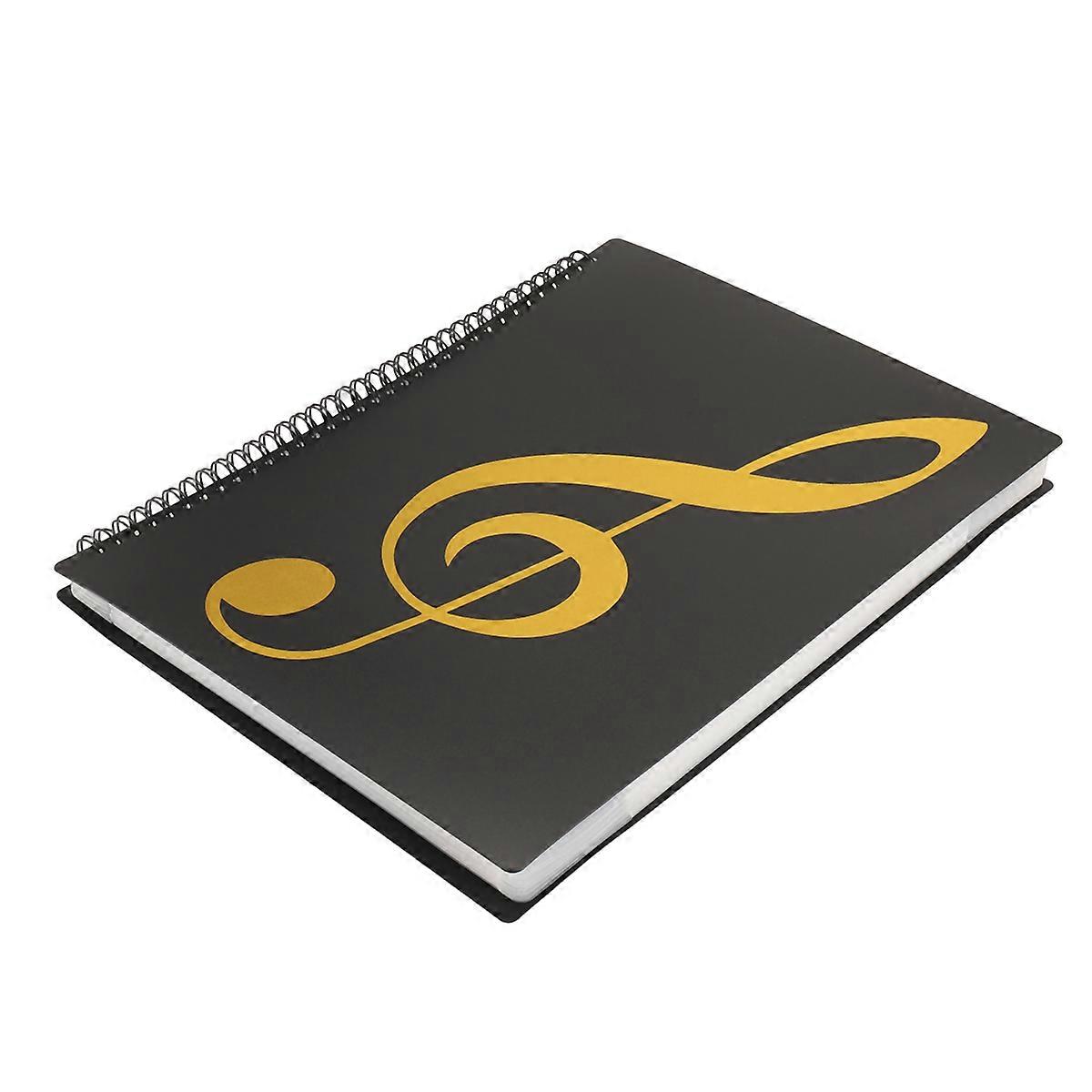 Sheet Music Folder, 60 Pages, Sheet Music/Holder,Fits Letter Size A4, Writable & Detachable Choir Fo