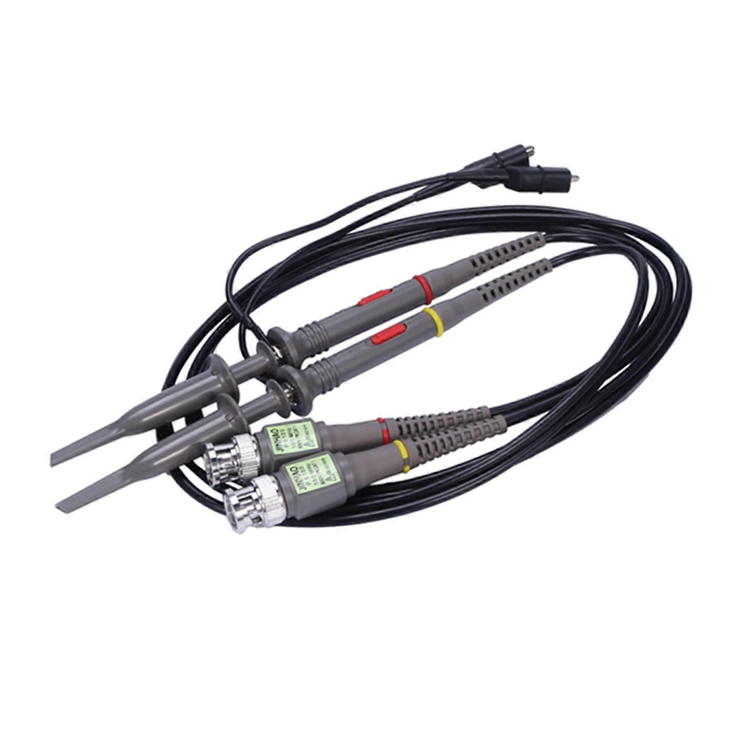 2er Pack P6100 100 MHz Oszilloskop Tastkopf 10:1 und 1:1 umschaltbar für Rigol Atten Owon Siglent