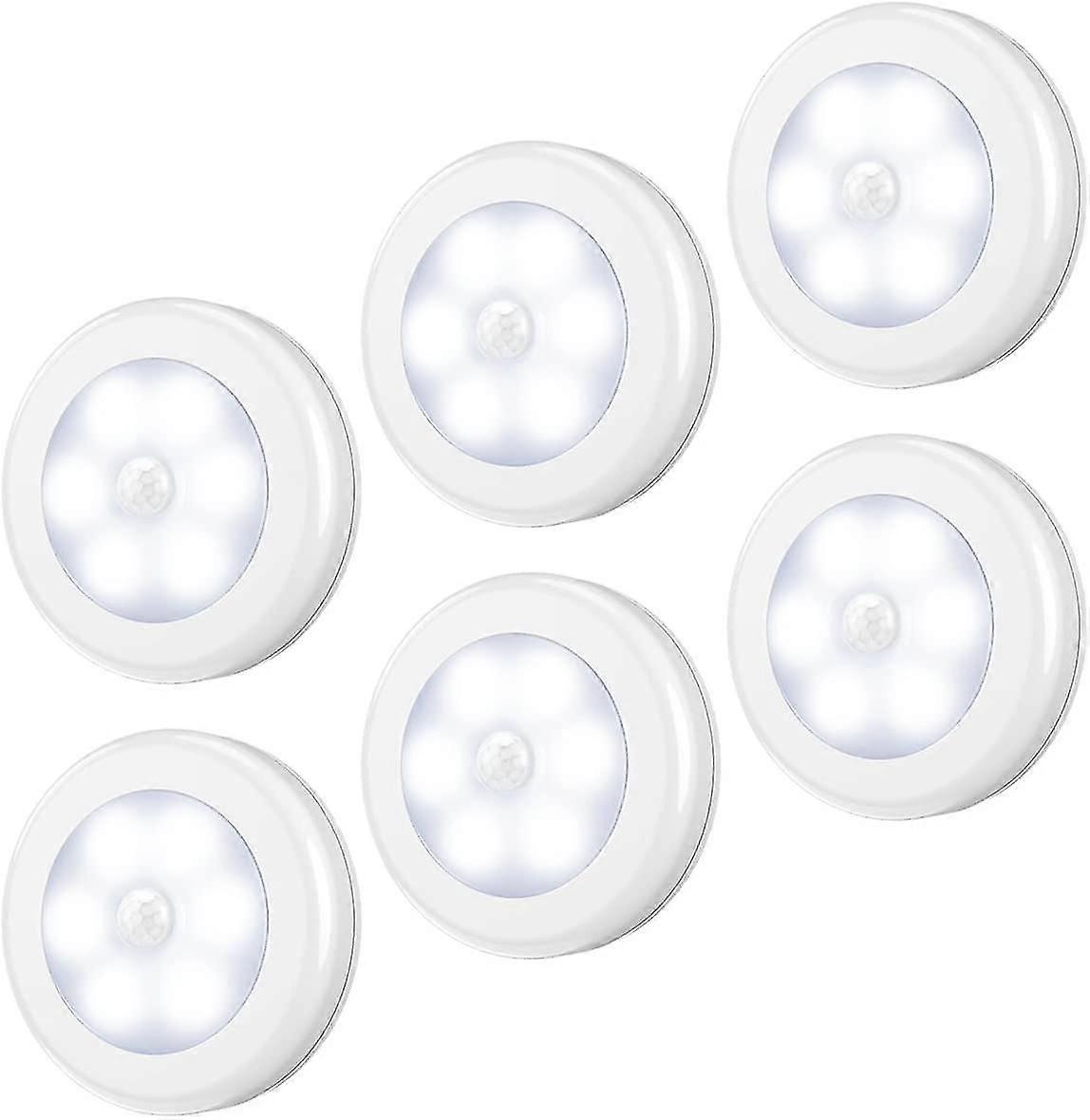 Motion Sensing Light, Led Light (white,white Light,6 Pack)