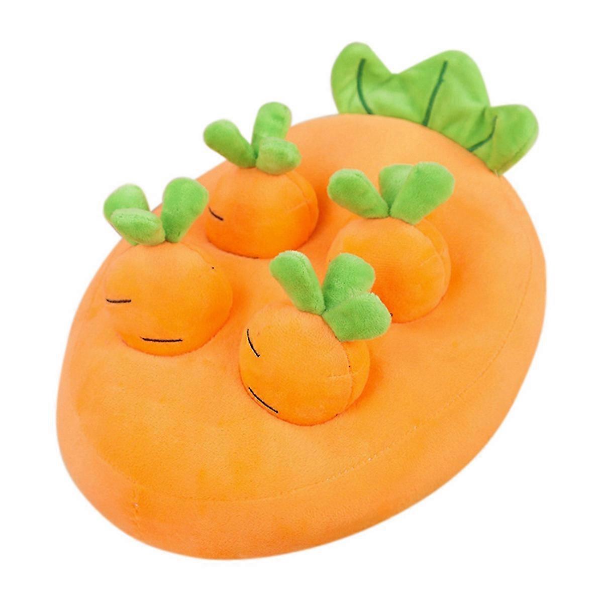 Carrot Plush Toy Cartoon Fruit Park Pillow Carrot Doll 22x22cm