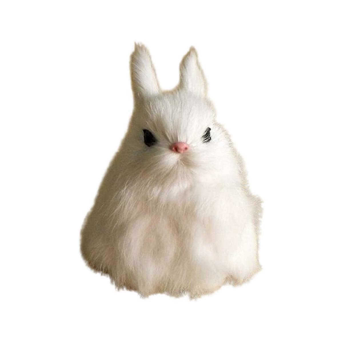 Cute Imitation Bunny Window Decoration Artificial Statue Dining Table Decoration in Easter Restauran