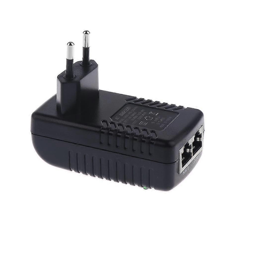 12V 1A PoE Injector Power Over Ethernet Adapter for 802.3 af IP Camera EU