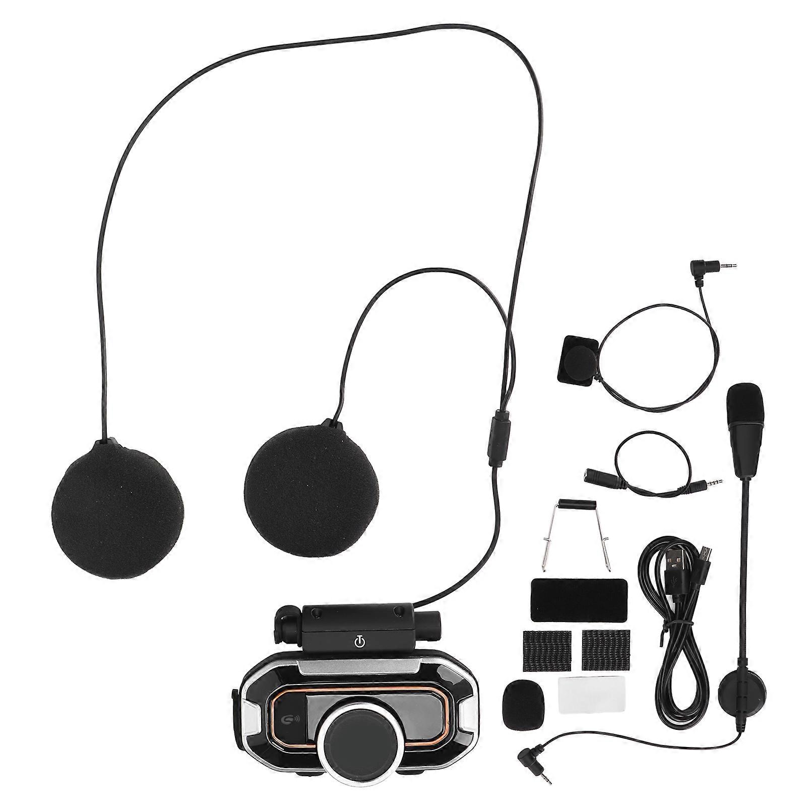 V9 Pro Motorcycle Bluetooth Headset - Noise Reduction Intercom for Long Distance Riding