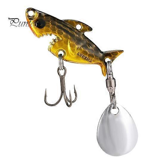 3.8CM/10G Δέλεαρ αλιείας καρχαριών μετάλλων με τα πρίμα αγκίστρια πούλιας κλώστων Long Casting Τεχνητό σκληρό δόλωμα Ψάρεμα λαβρακιού πέστροφας γλυκού νερού αλμυρού νερού